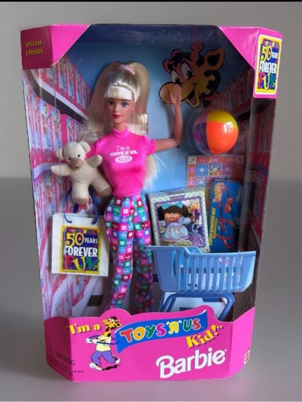 Barbie Toys R Us 50th Anniversary Special Edition Doll Mattel 1997 18895 New VTG